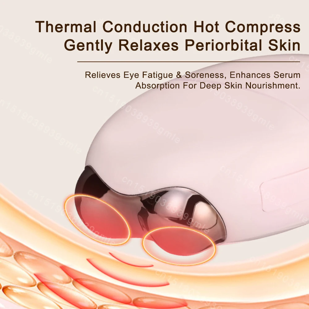 Beauty Eye Massager Device Eye Nano Sprayer Hot Compress Eye Moistening Instrument Eye Spa Anti Dark Circle Relieves Dry Eyes