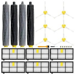 Enhanced Robot Vacuum Cleaning Accessory Kit with Main & Side Brushes and Filters (As shown)