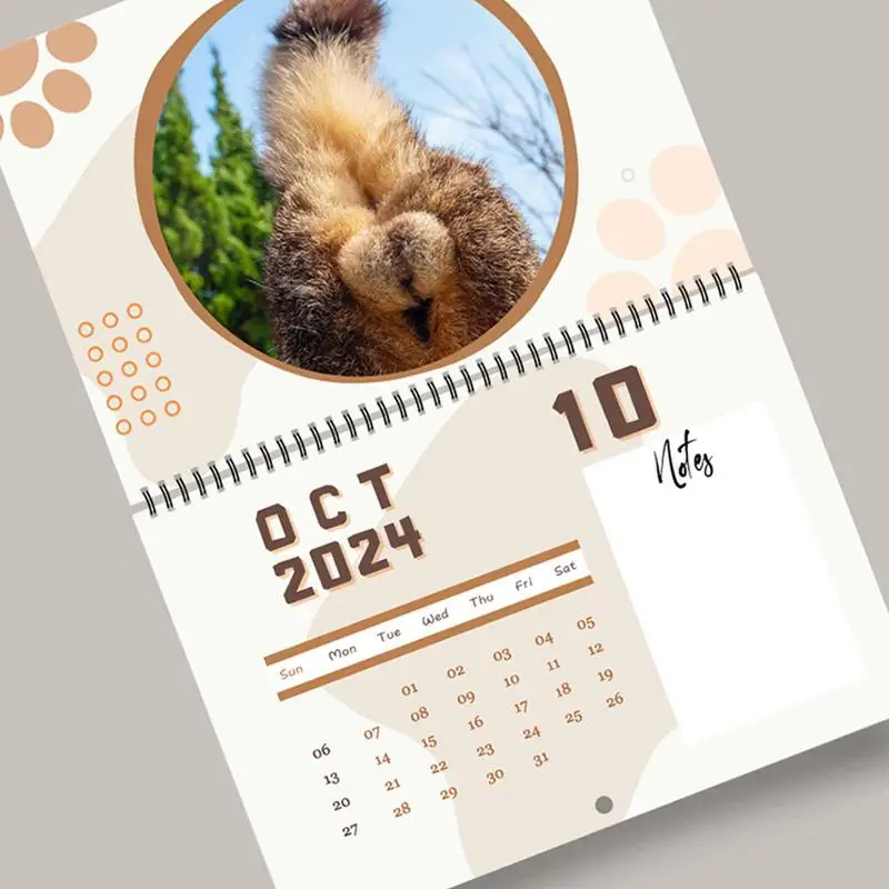 재미있는 고양이와 귀여운 고양이 사진, 동물 애호가용 월별 달력, 가족 플래너 달력 2024