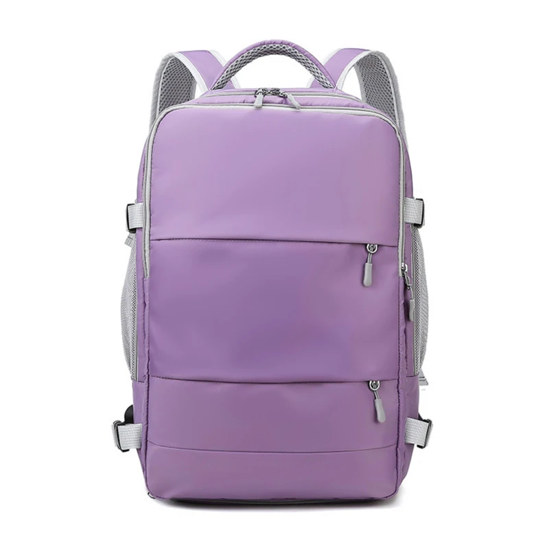 Women Travel Backpack Water Repellent Anti-Theft Stylish Casual Daypack Bag With Luggage Strap USB Charging Port Backpack
