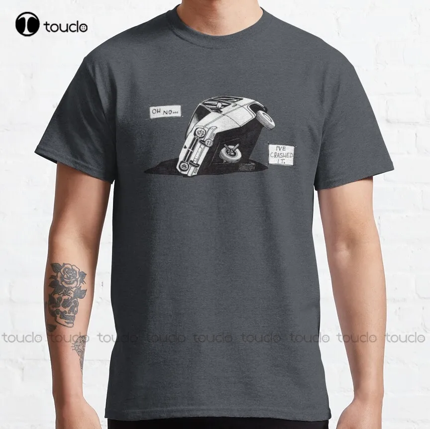 Reliant Robin In Its Natural Habitat Classic T-Shirt Maglietta Nera Da Uomo Custom Aldult Teen Unisex T-Shirt Con Stampa Digitale