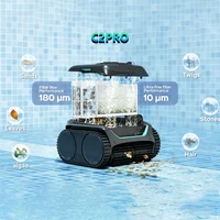 WYBOT C2PRO Pool Robotic Cleaner Pool Robots Floors and Walls with Dual-layer Filtratie 3H Working Time Up to 150㎡ App Control 4