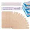 Disposable Wooden Tongue Depressor for Tattoo, Waxing Stick, Individual Pack Removal, Tongue Beauty Tool, 10/30/50/100/200Pcs 5