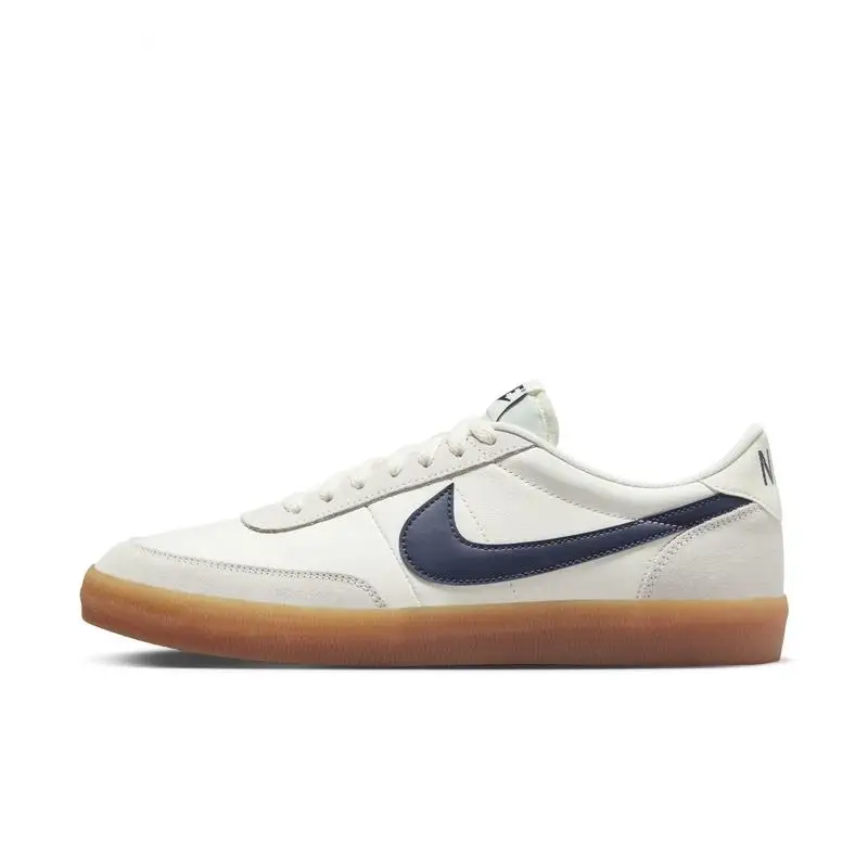 Zapatillas de tabla Nike Killshot 2 de caña baja, ligeras, antideslizantes y de cuero y gamuza en color azul marino medianoche