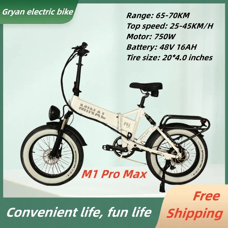 

Gryan20 inch parent-child mobility small folding lithium battery battery bike electric bike moped