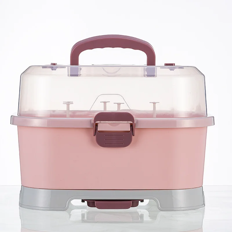 Armoire Pour Bébé En Plastique Avec Conception Dessin Animé Cerf Et Tiroirs De Rangement