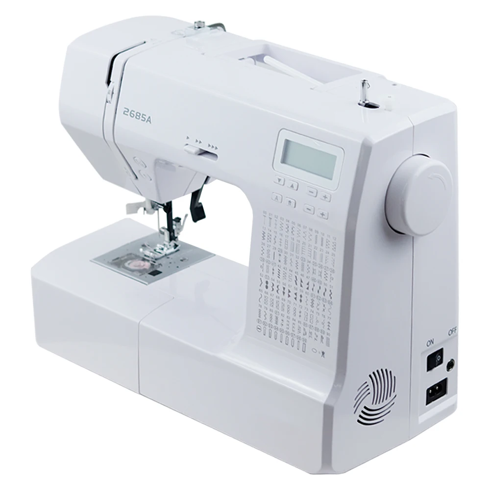 Electronic and electric multifunctional sewing machine, silent, thick buttonhole