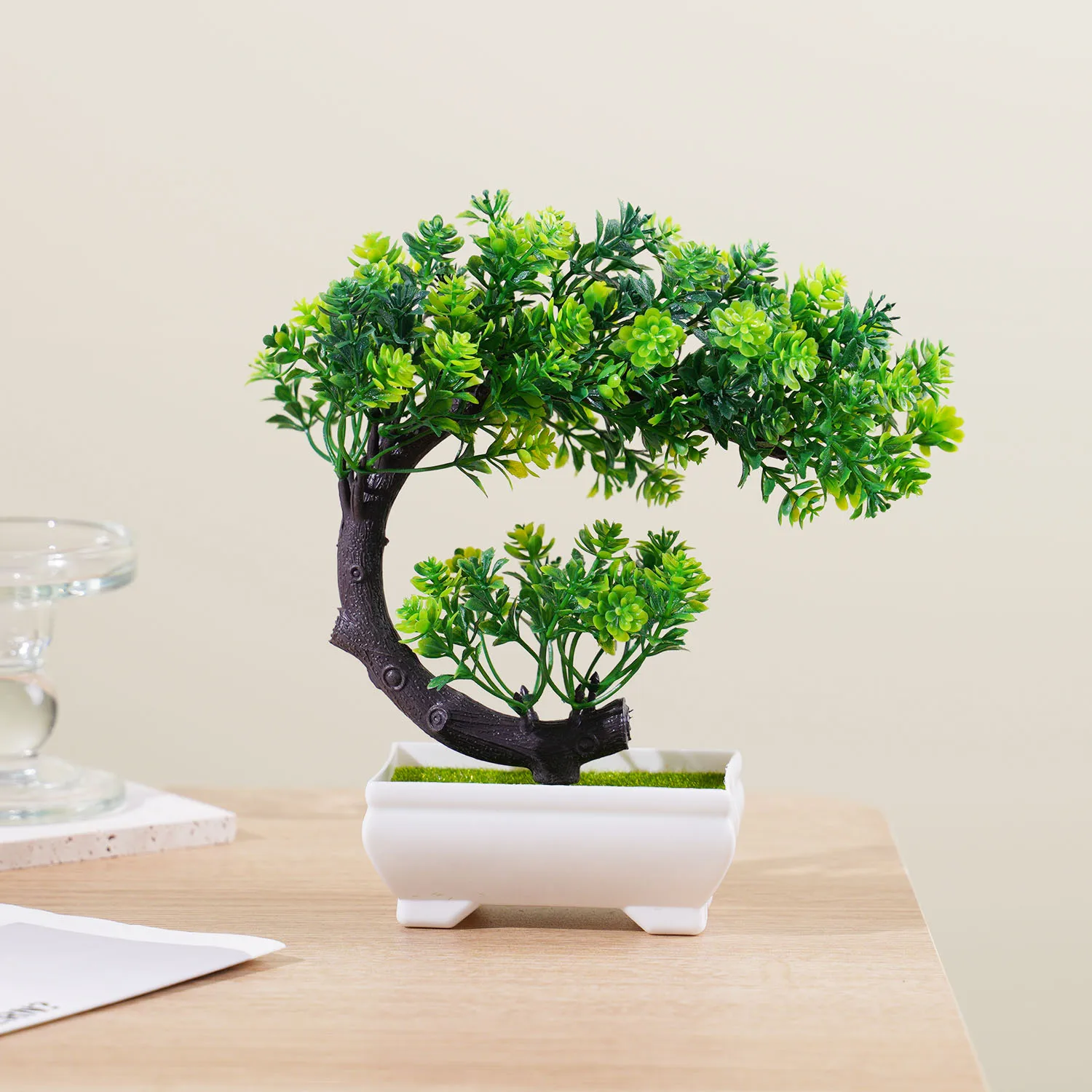 4Pcs Artificial Bonsai Trees – Fake Potted Plants for Home & Office Décor, Birthday & Wedding Gift 2