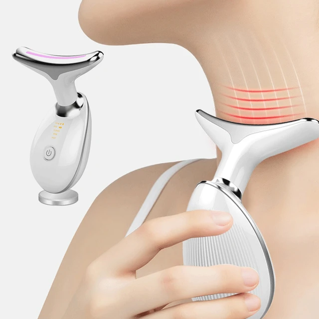 Anti Aging Neck Lifting Beauty Device Skincare Face Neck Skin Tightening  Anti Wrinkle EMS Thermal Vibration Facial Massager - AliExpress