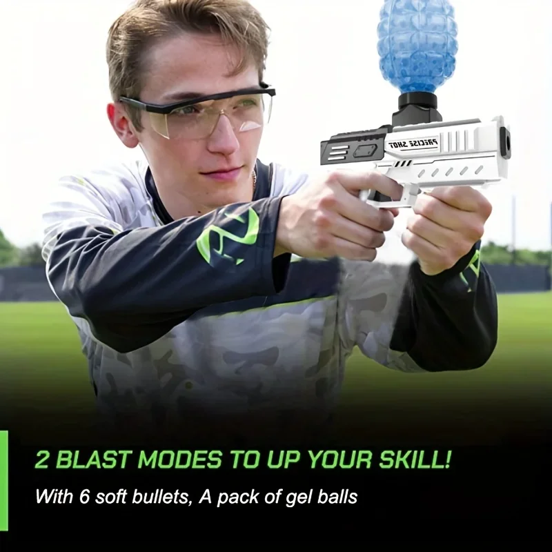 Manual Gel Ball Blaster, Soft Bullet Foam Blasters Toy Gun, Splat Gun Cool Gift