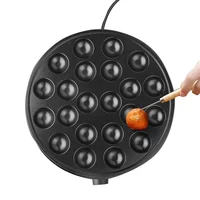 KC1151 Non-Stick Coating Plate Octopus Ball Machine Mini Home Takoyaki Machine Egg Aberdeen Baking Pan Cake Machine 220V 1000W 2