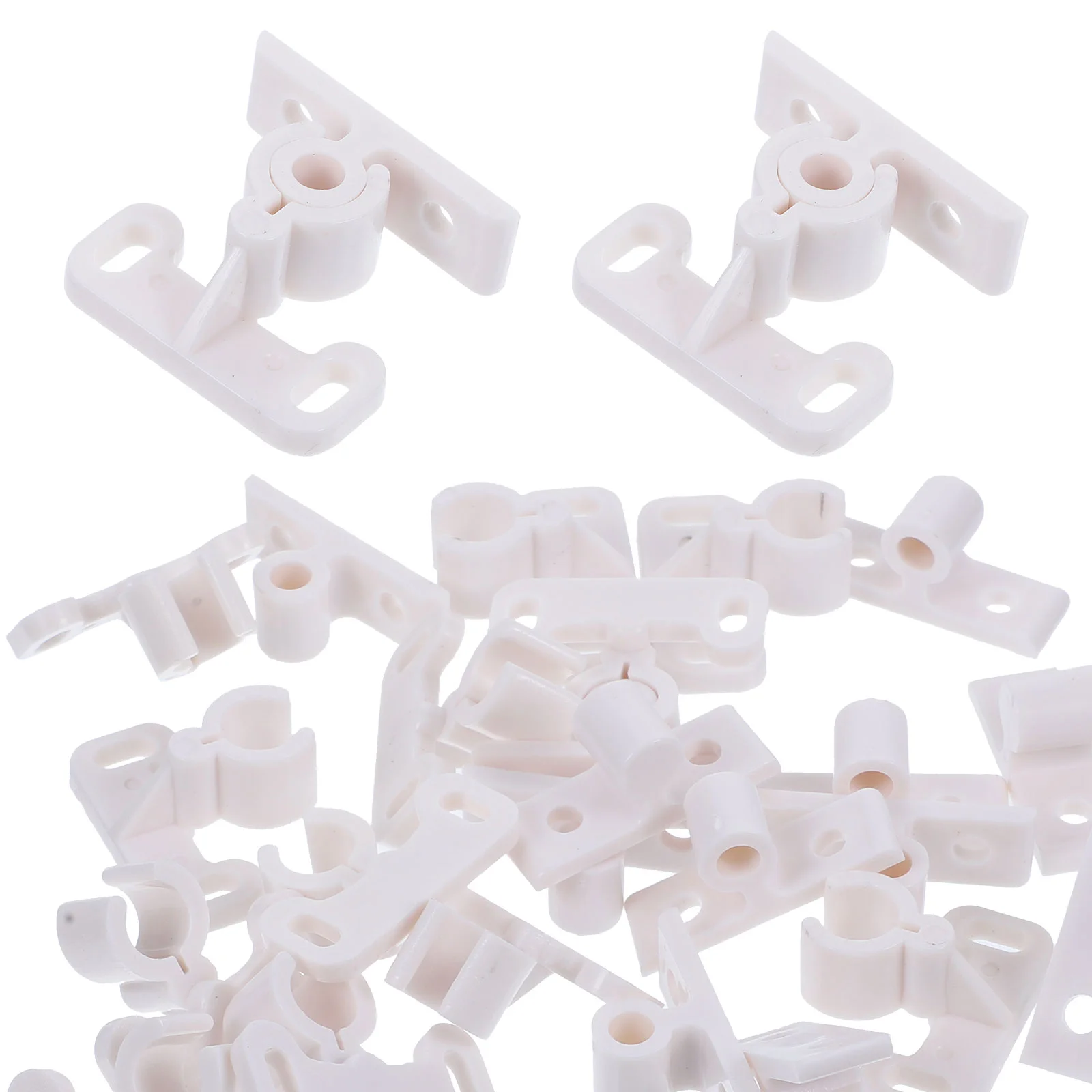12 Pcs Plastic Ball Catch Cabinet Door Furniture Roller Tension Wardrobe Closet Latch Lock Hardware Cabinet Catches Ball Latches