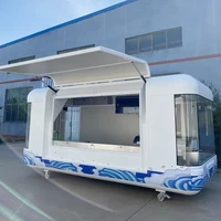 Cuisine mobile électrique, chariot à snacks silencieux, véhicule électrique idéal pour la vente de snacks sur les marchés nocturnes 4