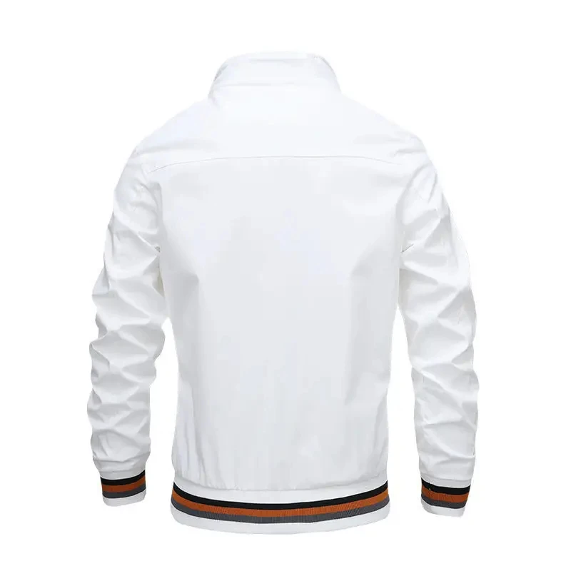 KAILAS Men's jacket with zip collar standing, waterproof bomber jacket, outdoor blazer, casual jacket, Fall and winter