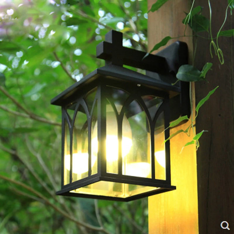 Outdoor wand lampen