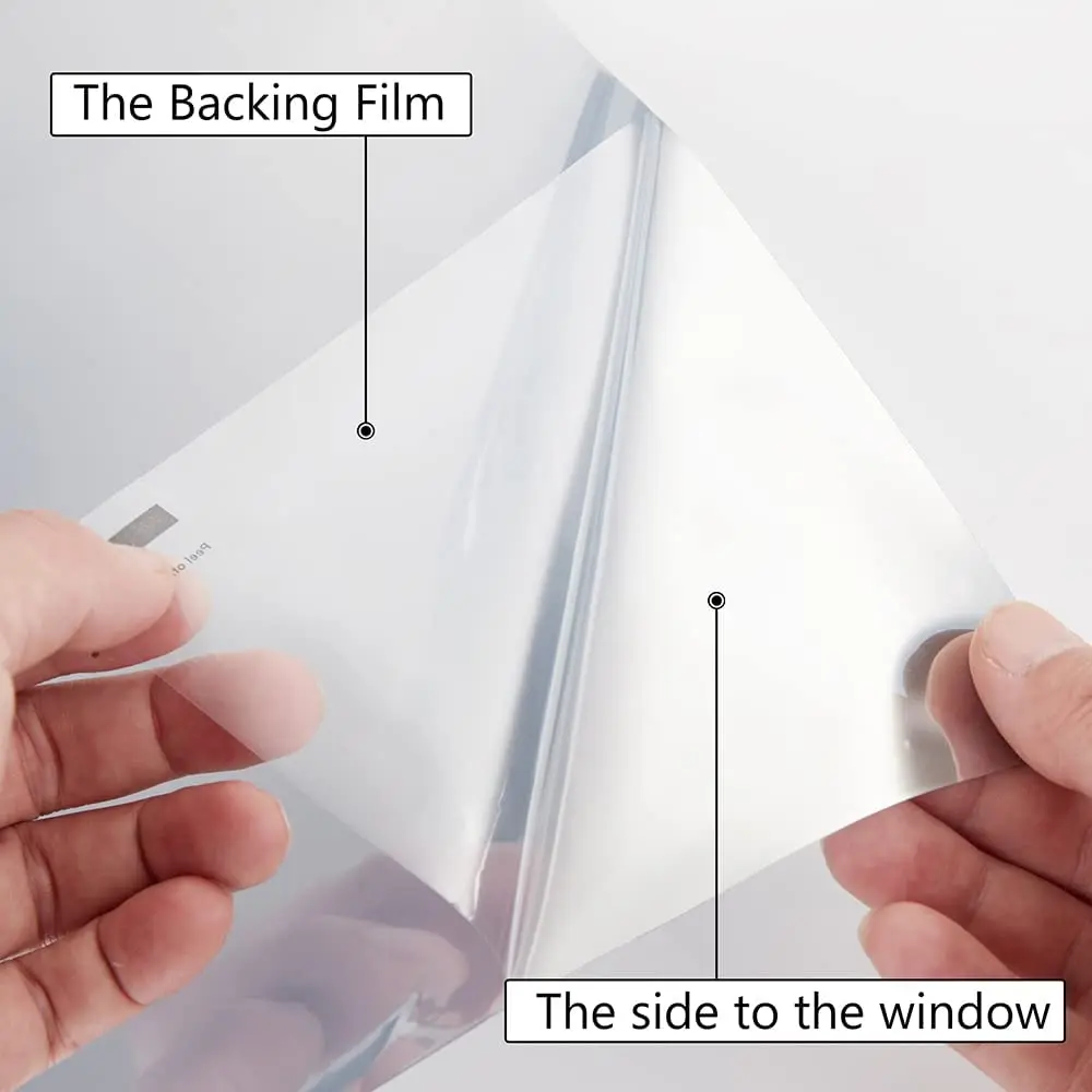 One Way Mirror Window Privacy Film Heat Insulation Anti-UV Sun Protection Heat Control Reflective Anti-Peeping Film Home Office
