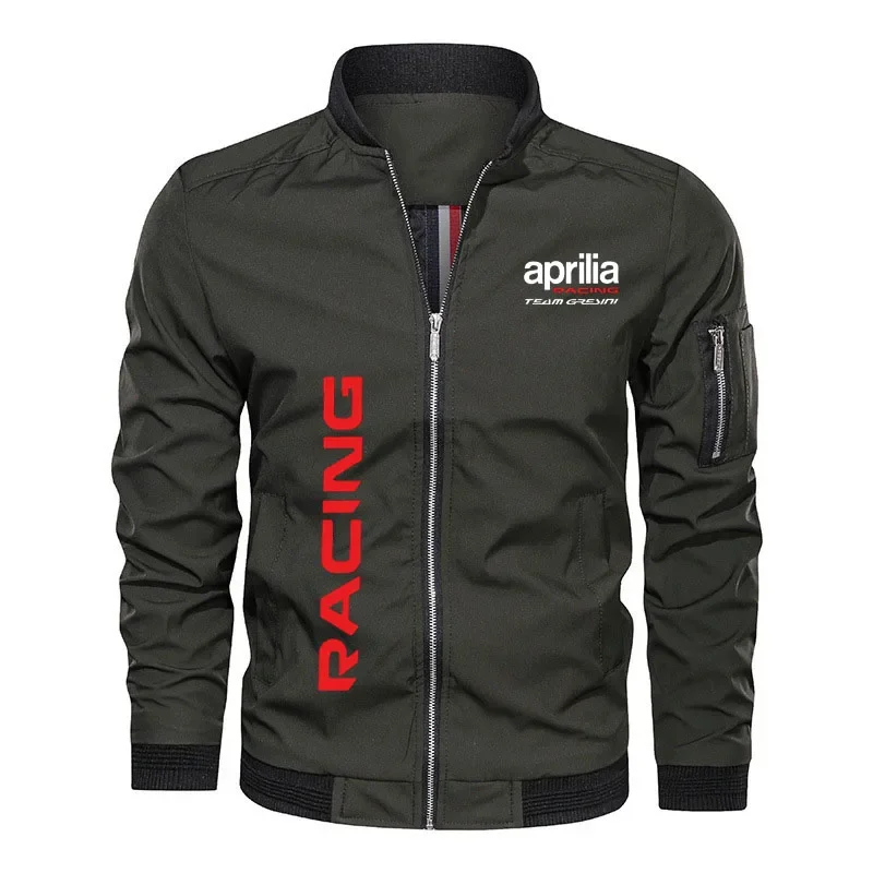 Motorcycle jacket for men aprilia RSV4 logo print Hip hop Street men's jacket New military bomber jacket men baseball jacket 6 Sd11af4be37cf40fba1f33c6915b55a45C