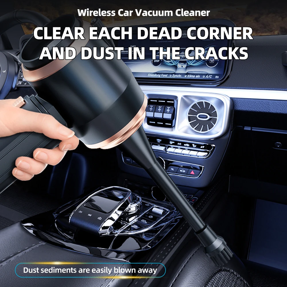 For Volkswagen VW Beetle Car Vacuum Cleaner Portable Wireless Handheld Mini Cleaner Low Noise 135000PA High Power