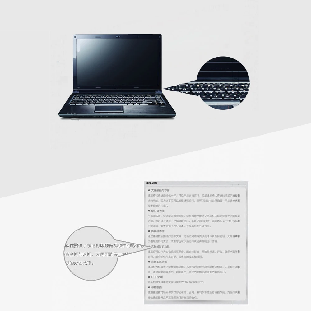 Book Scanner Portable Scanner Mini Handheld Document Book JPG and PDF Format 300/600/900 Movement Speed