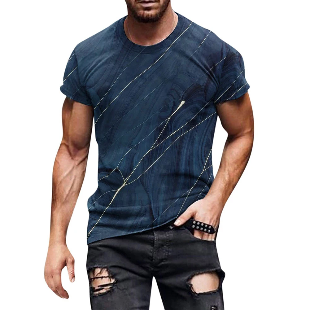 

Mens T-shirt Mens Top Slim Fit Tee Undershirt Workout Short Sleeve Activewear Blouse Breathable Casual Pullover