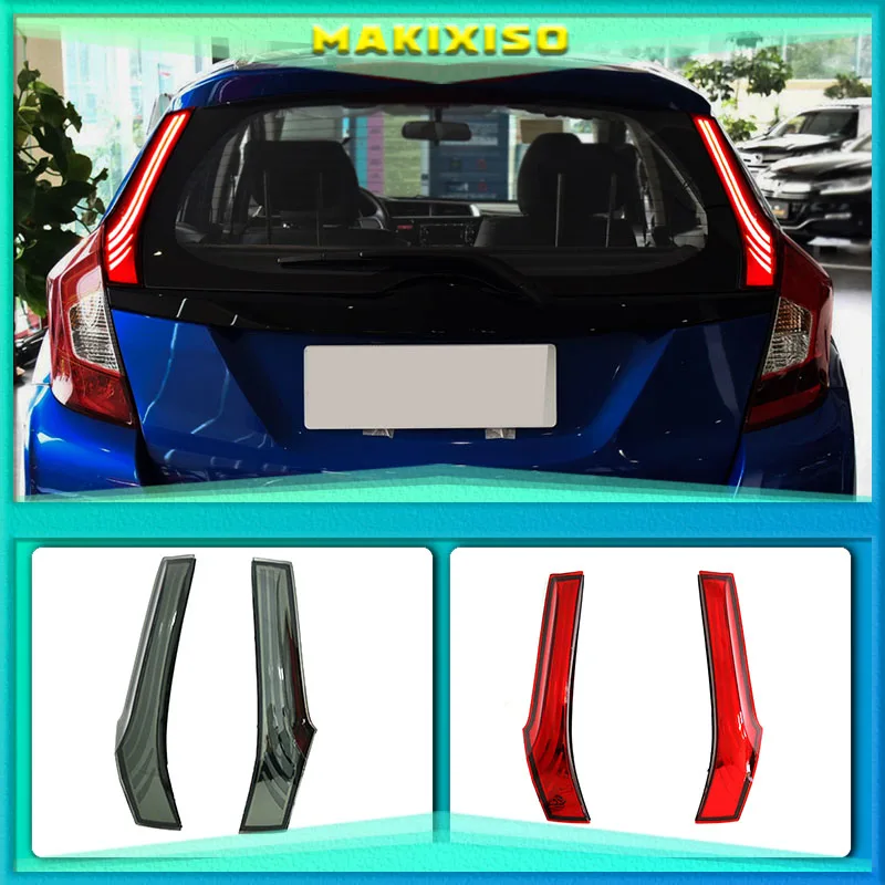 

1set Car LED Warning Lamp Rear Fog Lamp Rear Bumper Light Brake Lights For Honda Fit Jazz 2014 2015 2016 2017 2018