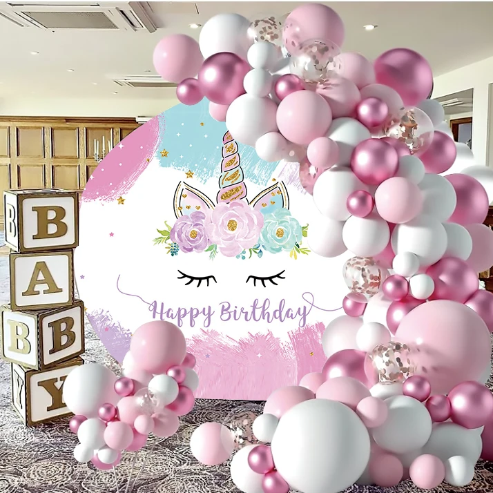 Banner Di Sfondo Per Compleanno In Tessuto 180x115 Cm – Poster Con Stelle E Regali, Con Fori E Corda, Per Foto E Decorazioni Feste