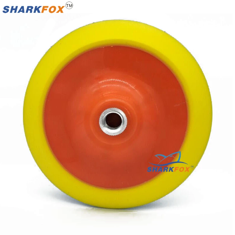 5"6"7" Backing Plater for M14/ 5/8&lsquo;&rsquo; Rotary Polisher Self Adhesive Hook&Loop Back Plate for Polishing Pad Soft Edge