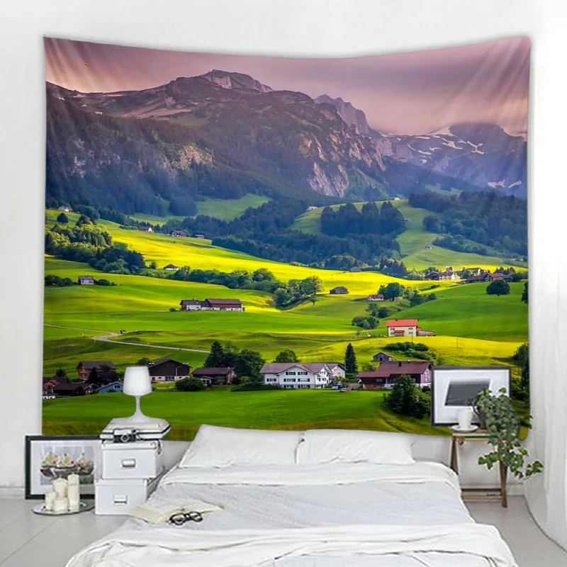 Tapestry Decorations Canvas Wall Art 3D Digital Print Household Tapestries