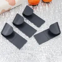 6pcs/Set Pot Lid Holder Wall-Mounted Hanging Holder for Pan Pot Cover Rack Plastic Kitchen Storage Rack Kitchen Organizer 2