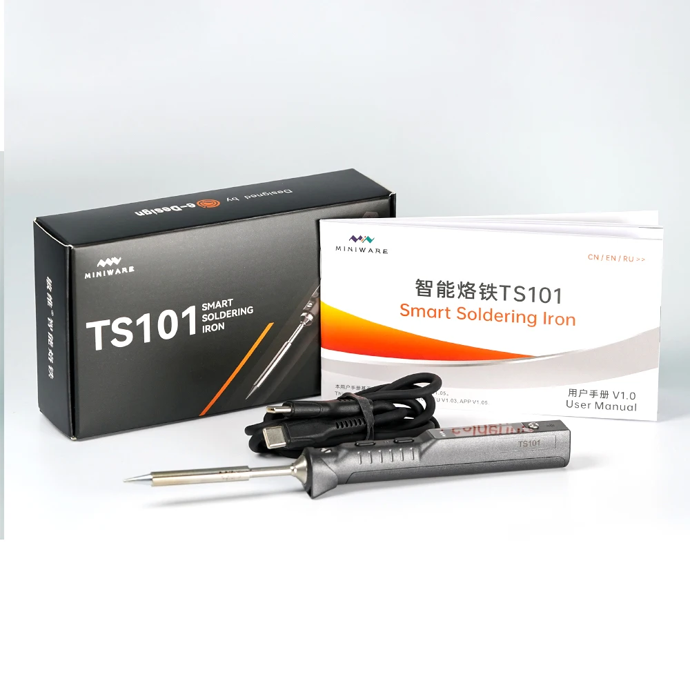 TS101 Soldering Iron Portable Adjustable Temperature Digital Solder Station TS-BC2 Tip PD3.1 90W TS100 Upgrade 6