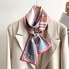 Fashion New Small Silk Scarf Women Tie Bag Headband Horse Printing Hairband Korean Style Neckerchief Ribbon Luxury Brand 3