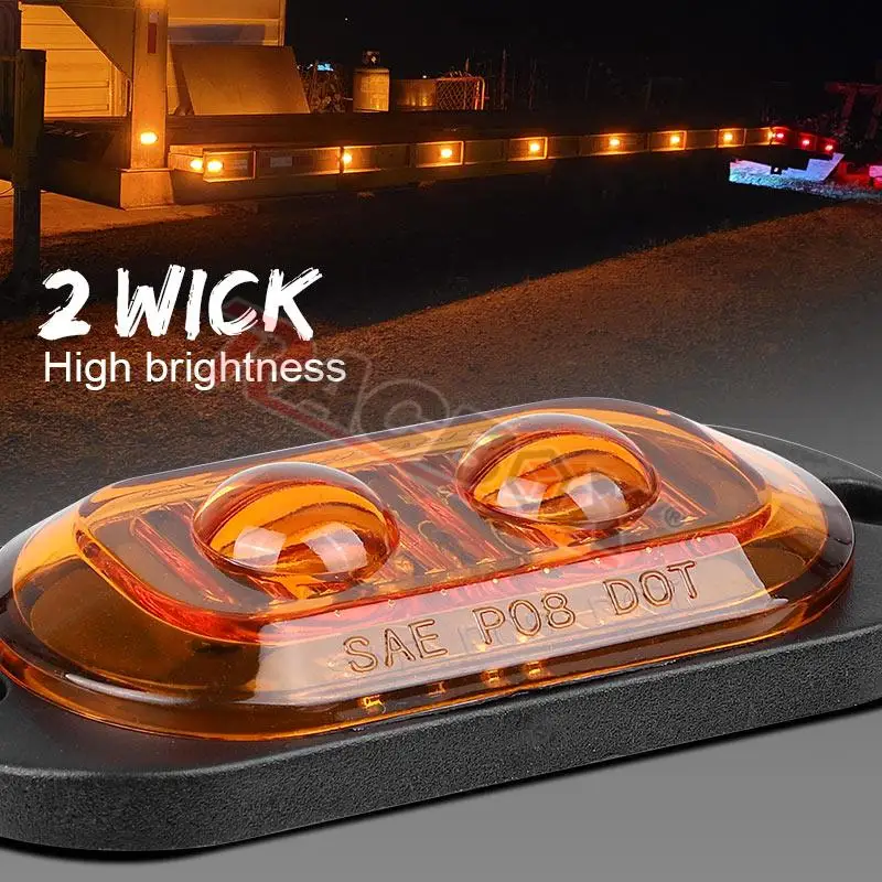 LED ̵ Ŀ Ŭ Ʈ, DOT E8 ũ  ǥñ, DAF Ʈ ƮϷ  ĳ RV θ ڵ ׼, 12V, 24V