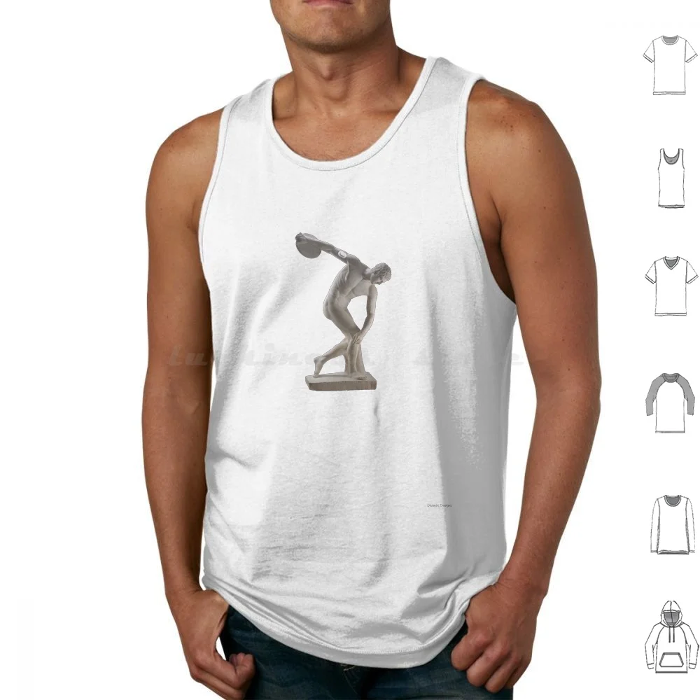 Dexcom Diabete Discobolus Canotte Gilet Senza Maniche Diabete Diabetico Diabetico Disegni Statua Discobolus Tipo Greco Un Tipo