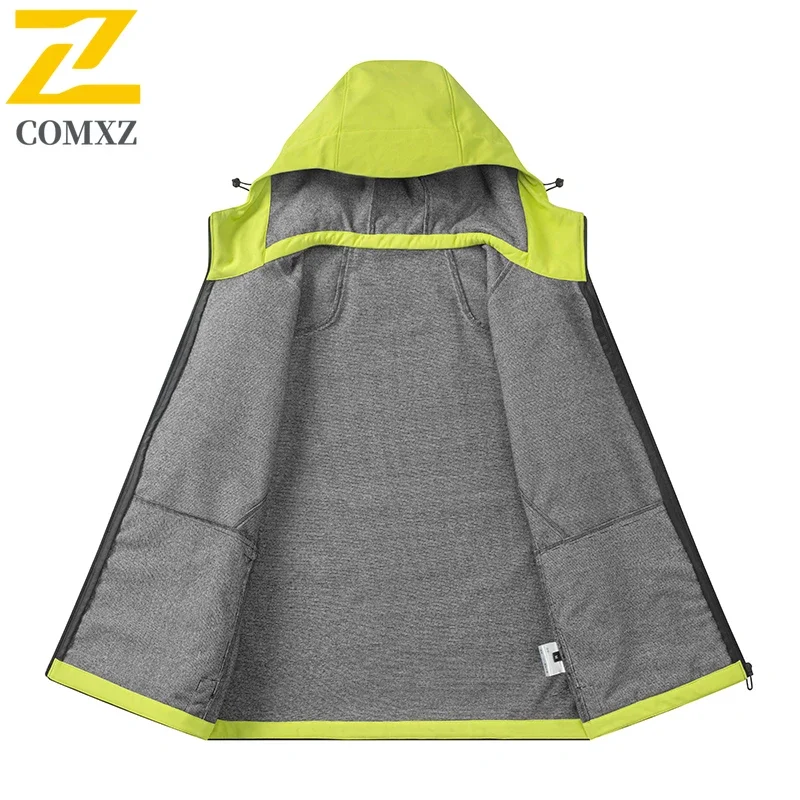 2025 Autumn Winter Ski Jacket Men's Trendy Full Heat Sealed Hardshell Storm Jackets Women Travel Camping Waterproof  Windbreaker