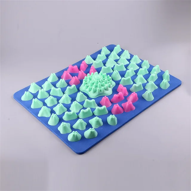 Professional Durable Finger Pressure Plate Reflexology Foot Massage Pad Toe Pressure Blood Circulation Plate Mat For Massager 3