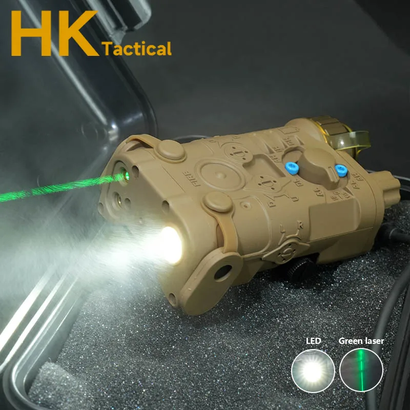 Tactical Airsoft Nylon NGAL L3 Laser Indicator Red/Green Laser+White Laser Strobe No IR Pressure switch Hunting Accessories