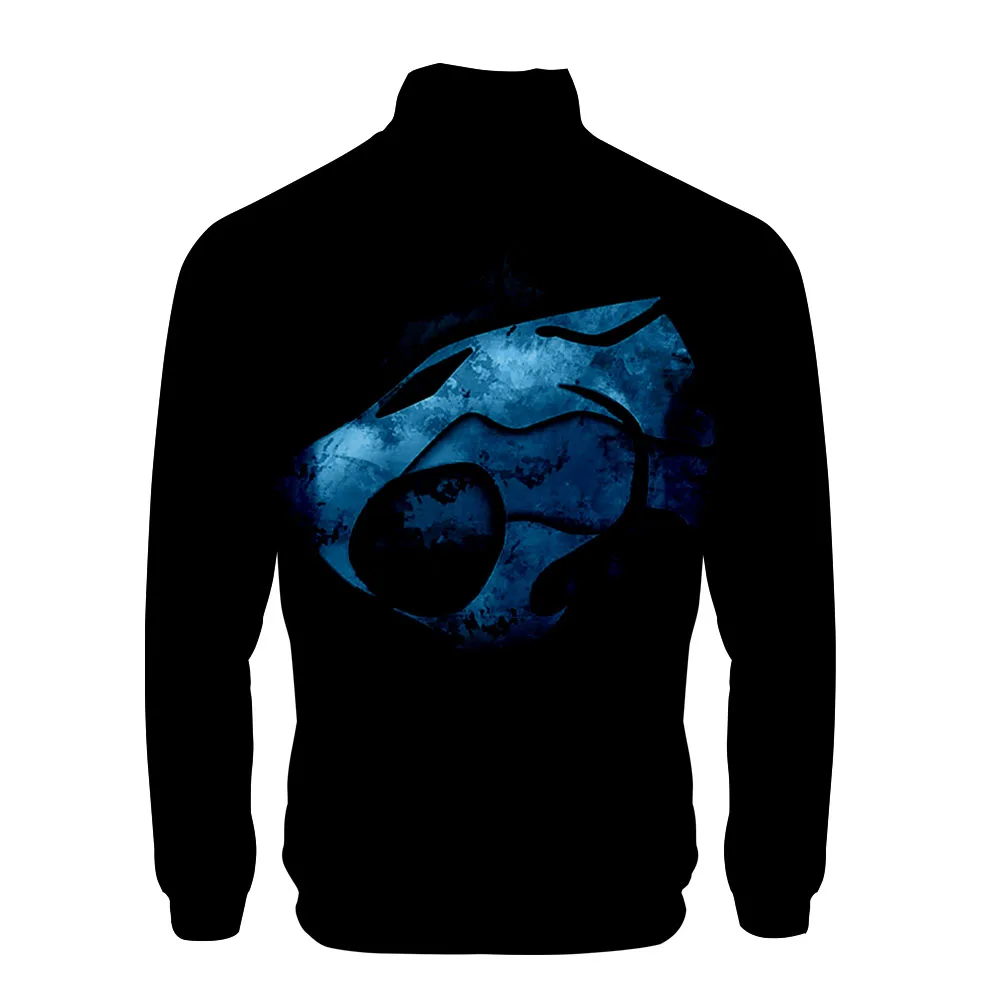 Classic anime ThunderCats Jacket Men 3D Polyester Slim Fit Windbreaker Men Zipper Fashion Casual Jacket Harajuku Streetwear Tops 4