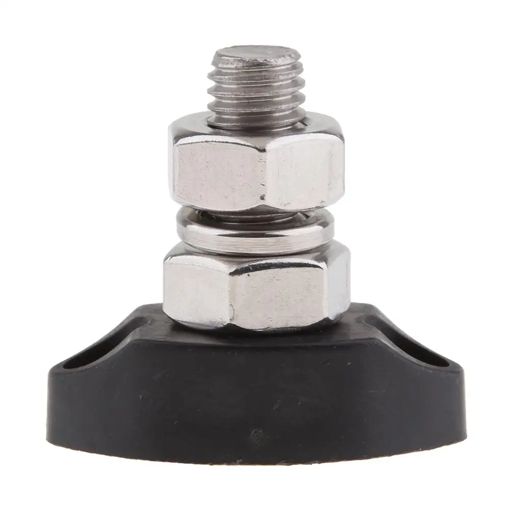 블랙 정션 블록 파워 포스트 절연 터미널 스터드, 10mm 3/8 인치 스테인리스