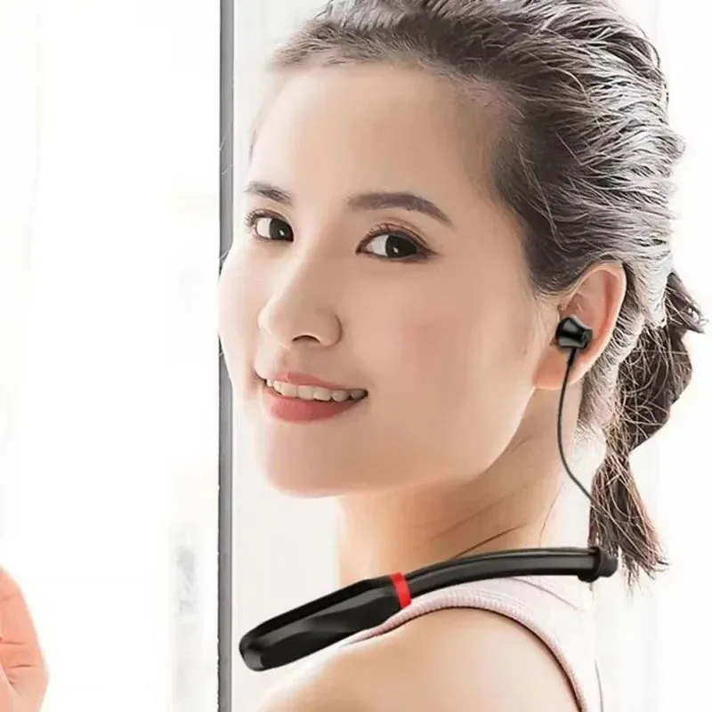 For XIAOMI i35 Neckband Bluetooth Headphones Wireless Earphones 9D Sound Sport Headset Waterproof TWS Earbuds With Mic for phone 2