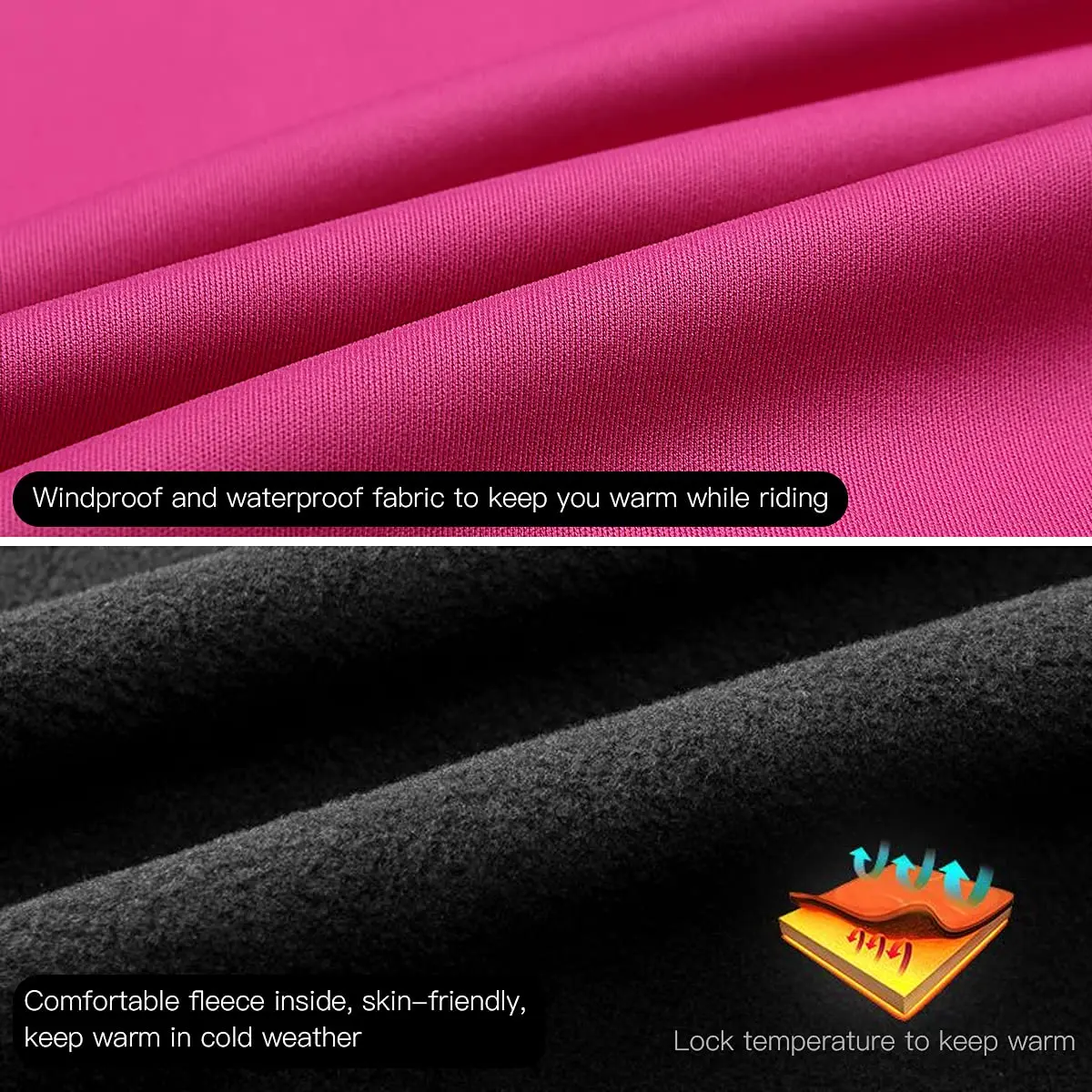 CATENA Womens Windproof Fleece thermal Jacket Running Cycling Sports Bicycle Jackets Warm Windbreaker Coats Women sport jacket