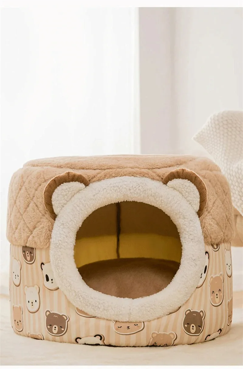 New Winter Pet House Soft Nest Kennel - PeticaDeals