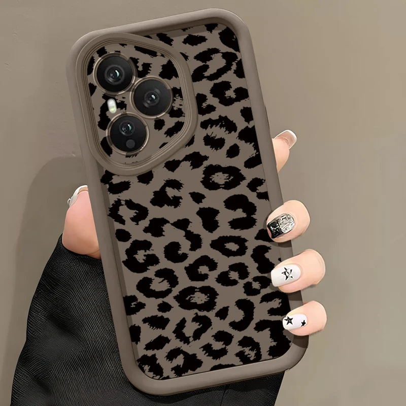 Black Spotted Pattern Soft TPU Silicone Phone Case