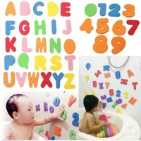 36PCs Baby Bath Toys Alphanumeric Letter Bath Puzzle Soft EVA Kids Baby Toys Early Educational Kids Baby Tool Bath Toy Funny Toy 1