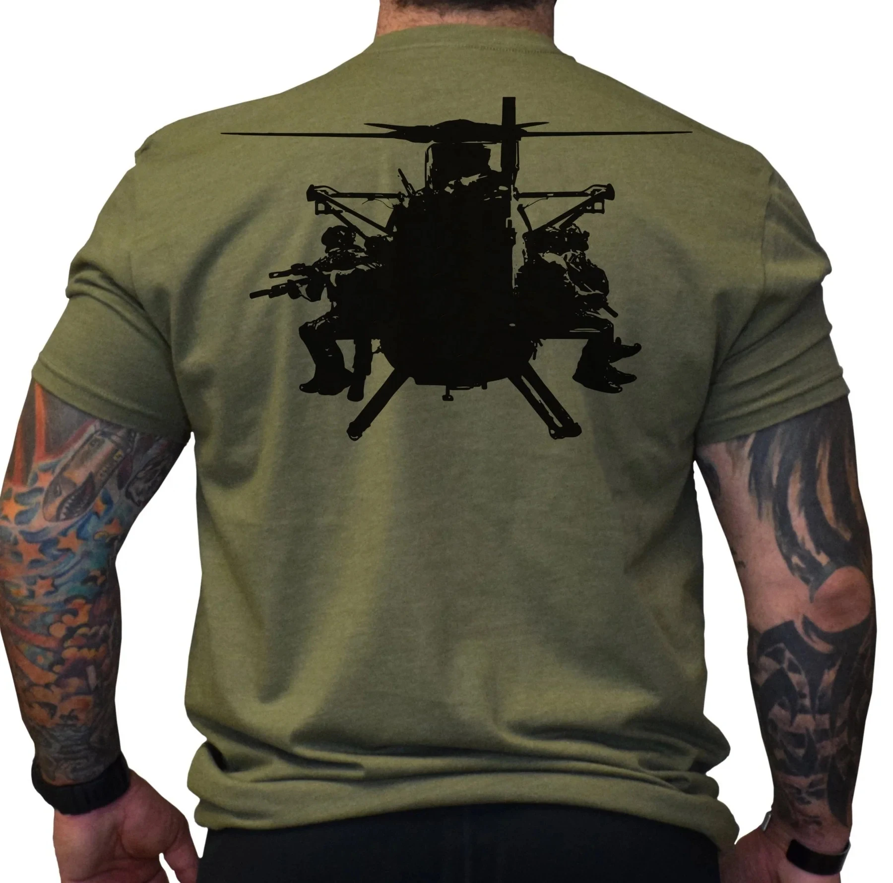 미 육군 Night Stalkers 160th SOAR Little Bird 헬리콥터 티셔츠 100% 코튼 오목 반팔 여름 캐주얼 남성 티셔츠