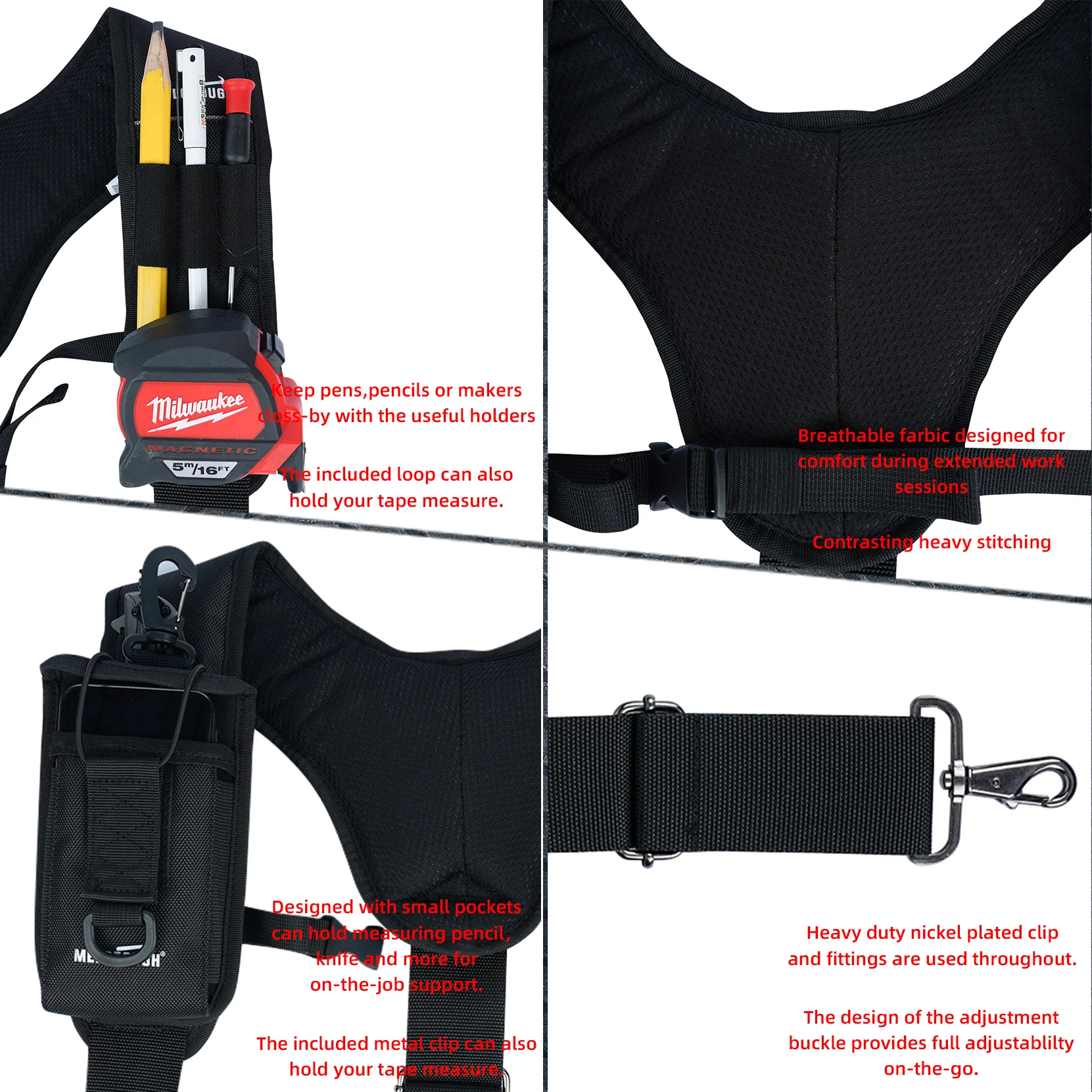 รูปสินค้า เข็มขัด Suspenders สำหรับงานหนัก ทนทาน ใช้งานได้ยาวนาน