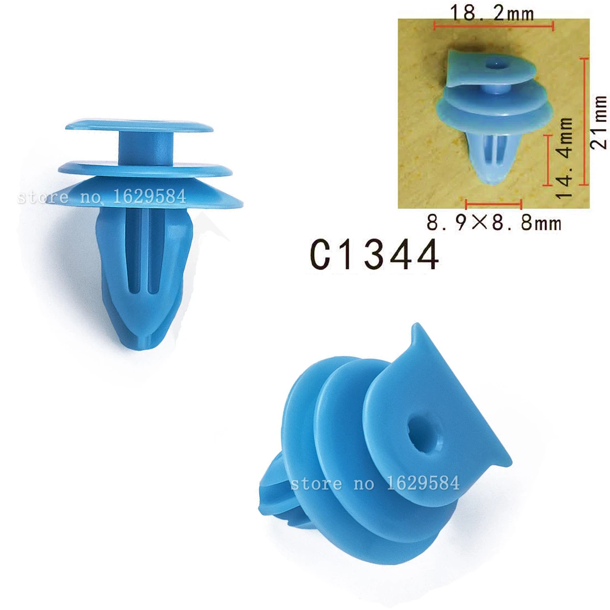 1050100500OEMWindscreenCowlWiperMotorCoverTrimFastenerClips