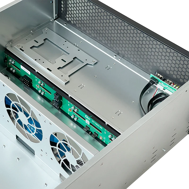 Zhenloong-gpu 4uサーバーラックケース、pci 8ベイ