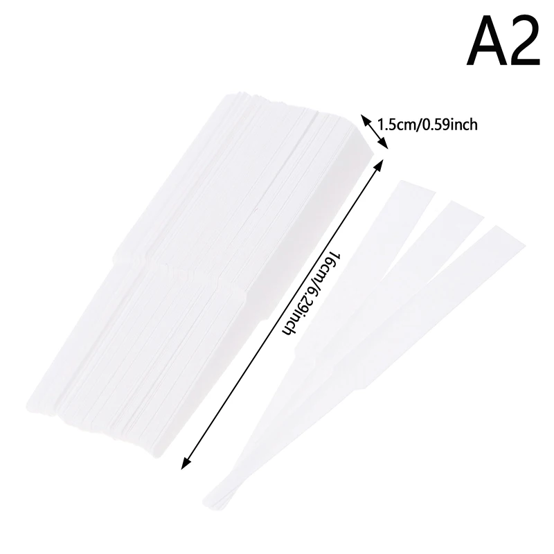 100 Adet Pamuklu kağıt Parfüm Uçucu Yağlar Test Kağıdı Şeritleri Aromaterapi Koku Test Şeridi Parfüm Test Şeritleri