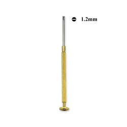 Precision Metal Slotted Screwdriver Set for Watch Repair and Installation (1pcs 1.2mm)