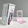 1pc Hello Kitty Book End Pink Heavy Duty Bookends Metal Bookend Office Supplies for Book Lovers Book Rack Home Office Book Stand 6
